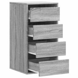 Berkfield Home Corner Chest of Drawers Grey Sonoma 40x41x76 cm Engineered Wood - Size: 40 x 41 x 76 cm - thumbnail 5