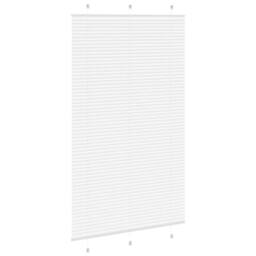 Berkfield Home Pleated Blind White 120x200 cm Fabric Width 119.4 cm Polyester - thumbnail 4