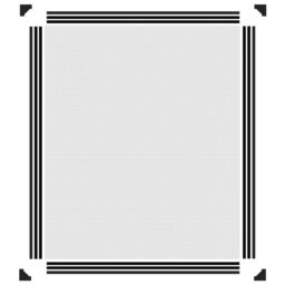 Berkfield Home Magnetic Insect Screen for Windows Anthracite 100x120 cm in Black - thumbnail 6
