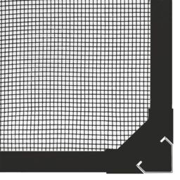 Berkfield Home Magnetic Insect Screen for Windows Anthracite 100x120 cm in Black - thumbnail 5