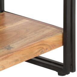 Berkfield Home 5-Tier Bookcase 60x30x180 cm Solid Acacia Wood in Brown - Size: 60 x 30 x 180 cm - thumbnail 5