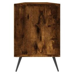 Berkfield Home TV Cabinet Smoked Oak 150x30x44.5 cm Engineered Wood in Brown - thumbnail 7