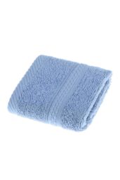 Homescapes 500 GSM Turkish Cotton Towel Soft, Absorbent & Quick-Drying in Light Blue - Size: Bath Sheet - thumbnail 3