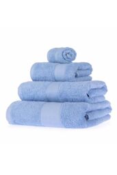 Homescapes 500 GSM Turkish Cotton Towel Soft, Absorbent & Quick-Drying in Light Blue - Size: Bath Sheet - thumbnail 2