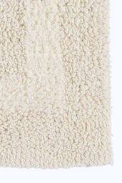Homescapes Luxury Bath Mat Runner Reversible 1600GSM 100% Cotton, 40 x 100cm Long in Cream - Size: 40 x 100 cm - thumbnail 2