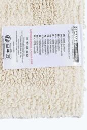 Homescapes Luxury Bath Mat Runner Reversible 1600GSM 100% Cotton, 40 x 100cm Long in Cream - Size: 40 x 100 cm - thumbnail 3