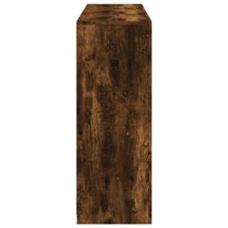 Berkfield Home Sideboards with LED Lights 3 pcs Smoked Oak Engineered Wood in Brown - thumbnail 9