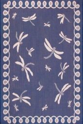 Rugstyle Summer Breeze Outdoor Rug in Navy - Size: 100 cm x 150 cm - thumbnail 2