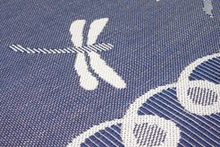 Rugstyle Summer Breeze Outdoor Rug in Navy - Size: 100 cm x 150 cm - thumbnail 3