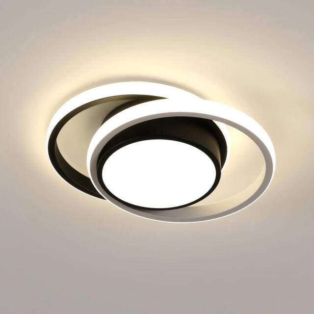 COMELY LED Ceiling Lights, Modern LED Ceiling Lights 32W, Neutral light 4500K in Black - image 1