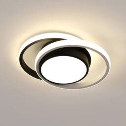 COMELY LED Ceiling Lights, Modern LED Ceiling Lights 32W, Neutral light 4500K in Black - thumbnail 1