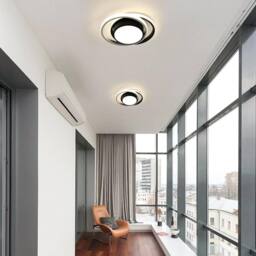 COMELY LED Ceiling Lights, Modern LED Ceiling Lights 32W, Neutral light 4500K in Black - thumbnail 4