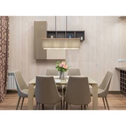 Netlighting Ossi Bar Pendant Ceiling Light Matt Black 4x E27 - thumbnail 5