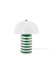 PRESENT TIME Leitmotiv Iron Table Lamp Rayado Retro - Retro Green/White in Green