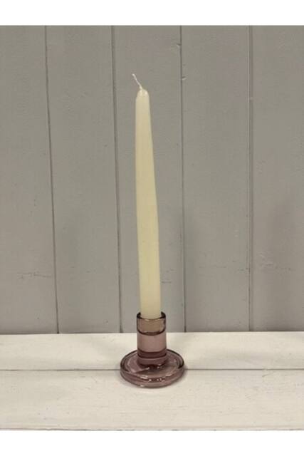 KDMD Amethyst Smooth Small Candle Holder in Purple - image 1