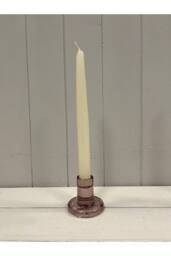 KDMD Amethyst Smooth Small Candle Holder in Purple