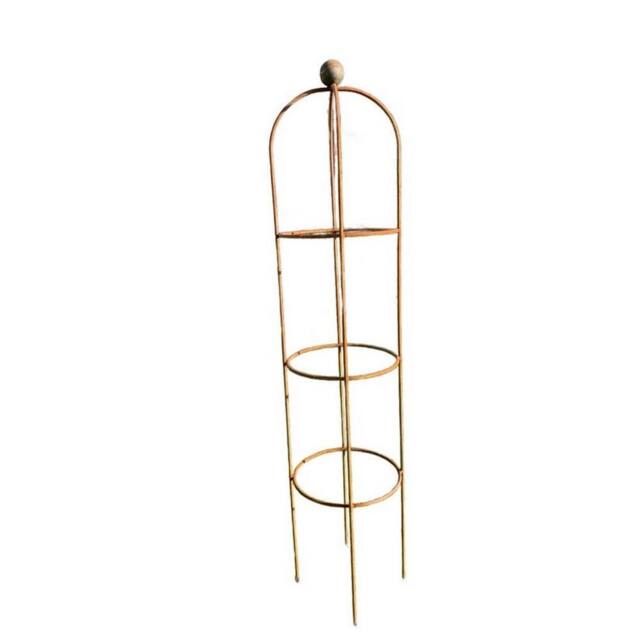 Poppyforge Chelsea Range 6 Feet Round Top Obelisk - L43.2 x W43.2 x H190.5 cm in Brown - image 1