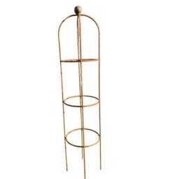 Poppyforge Chelsea Range 6 Feet Round Top Obelisk - L43.2 x W43.2 x H190.5 cm in Brown - thumbnail 2