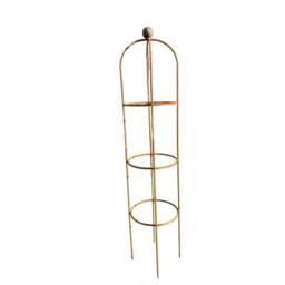 Poppyforge Chelsea Range 6 Feet Round Top Obelisk - L43.2 x W43.2 x H190.5 cm in Brown - thumbnail 1