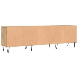 Berkfield Home TV Cabinet Artisan Oak 150x30x44.5 cm Engineered Wood in Brown - thumbnail 7
