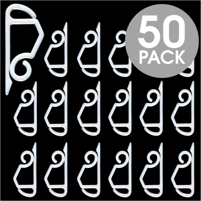 Hangups Hang Ups Clear Gutter & Shingle Hooks 50/Pack - image 1