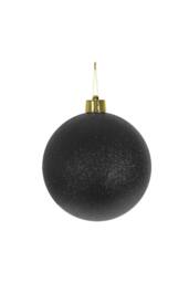 KDMD Black Glitter Shatterproof Bauble 25cm