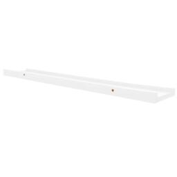 Berkfield Home Picture Frame Ledge Shelves 2 pcs White 80x9x3 cm MDF - Size: 80 x 9 x 3 cm - thumbnail 6