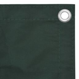 Berkfield Home Balcony Screen Dark Green 75x500 cm Oxford Fabric - thumbnail 3