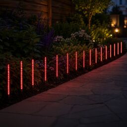 Marco Paul Pack of 16 Multicoloured Solar Stake Lights 46cm - thumbnail 9