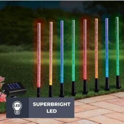 Marco Paul Pack of 16 Multicoloured Solar Stake Lights 46cm - thumbnail 2