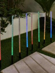 Marco Paul Pack of 16 Multicoloured Solar Stake Lights 46cm