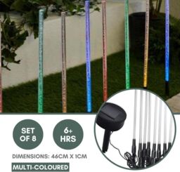 Marco Paul Pack of 16 Multicoloured Solar Stake Lights 46cm - thumbnail 3