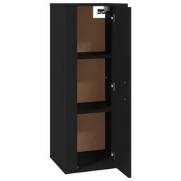 Berkfield Home Wall Mounted TV Cabinet Black 40x34, 5x100 cm - thumbnail 7