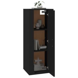 Berkfield Home Wall Mounted TV Cabinet Black 40x34, 5x100 cm - thumbnail 3