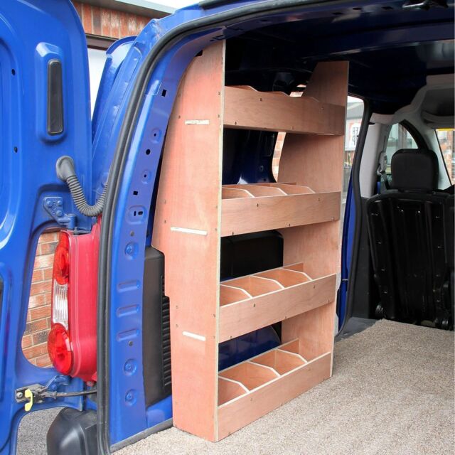 Monstershop Peugeot Partner SWB Van Storage Plywood Shelves in Terracotta - image 1