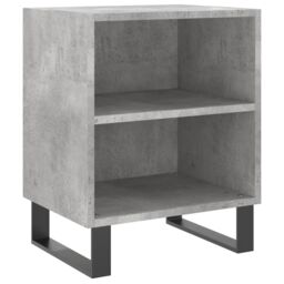 Berkfield Home Bedside Cabinets 2 pcs Concrete Grey 40x30x50 cm Engineered Wood - Size: 40 x 30 x 50 cm - thumbnail 4
