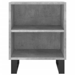 Berkfield Home Bedside Cabinets 2 pcs Concrete Grey 40x30x50 cm Engineered Wood - Size: 40 x 30 x 50 cm - thumbnail 5