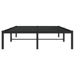 Berkfield Home Metal Bed Frame without Mattress Black 120x200cm - Size: Small Double - thumbnail 5