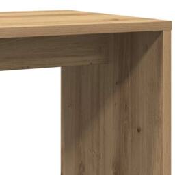 Berkfield Home Side Table Artisan Oak 59x36x38 cm Engineered Wood in Brown - Size: 59 x 36 x 38 cm - thumbnail 7