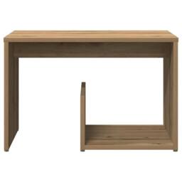 Berkfield Home Side Table Artisan Oak 59x36x38 cm Engineered Wood in Brown - Size: 59 x 36 x 38 cm - thumbnail 4