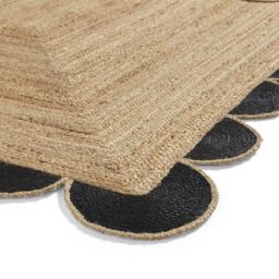 The Rug Shop UK Beige Handmade Border Modern Plain Jute Easy To Clean Area Rug - Size: 200 cm x 290 cm - thumbnail 7