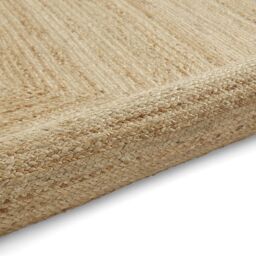 The Rug Shop UK Beige Handmade Border Modern Plain Jute Easy To Clean Area Rug - Size: 200 cm x 290 cm - thumbnail 4