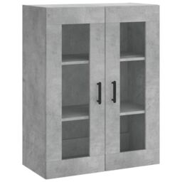 Berkfield Home Highboard Concrete Grey 69.5x34x180 cm Engineered Wood - thumbnail 5