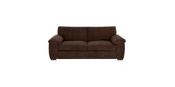 LUXURY LIFE Amalfi Collingdale Jumbo Cord Fabric Sofa Set in Chocolate - thumbnail 2