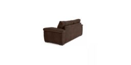 LUXURY LIFE Amalfi Collingdale Jumbo Cord Fabric Sofa Set in Chocolate - thumbnail 4