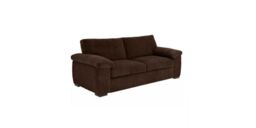 LUXURY LIFE Amalfi Collingdale Jumbo Cord Fabric Sofa Set in Chocolate - thumbnail 3
