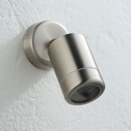 Loops Adjustable Outdoor IP65 Spotlight - 7W LED GU10 - Marine Grade Stainless Steel in Metallics - thumbnail 5