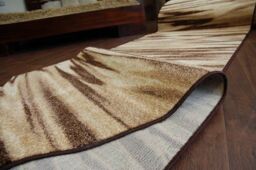 RugsX Heat-Set Fryz Runner in Brown - Size: 80 cm x 260 cm - thumbnail 4