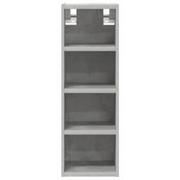 Berkfield Home Hanging Cabinet Concrete Grey 20x29.5x60 cm Engineered Wood - thumbnail 4