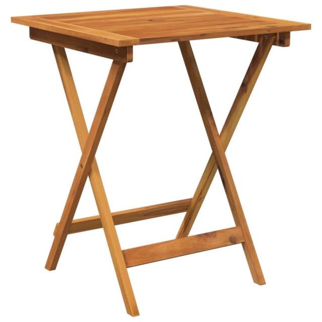 Berkfield Home Sturdy 3 Piece Folding Garden Dining Set Solid Acacia Wood in Brown - image 1